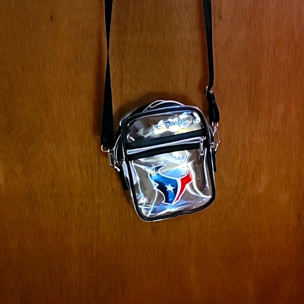 Clear cross body purse